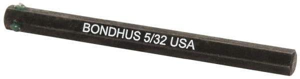Bondhus - 5/32" Hex Drive Bit - 2" OAL - Apex Tool & Supply