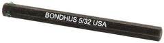 Bondhus - 5/32" Hex Drive Bit - 2" OAL - Apex Tool & Supply