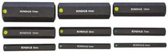Bondhus - 9 Piece Hex Drive Bit Set - Hex Point - Apex Tool & Supply