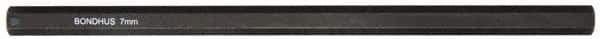 Bondhus - 7mm Hex Drive Bit - 6" OAL - Apex Tool & Supply