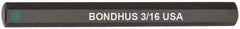 Bondhus - 3/16" Hex Drive Bit - 2" OAL - Apex Tool & Supply