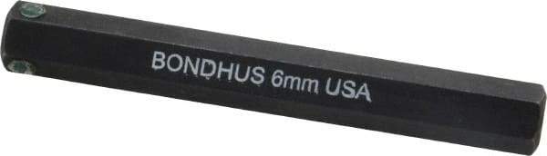 Bondhus - 6mm Hex Drive Bit - 2" OAL - Apex Tool & Supply