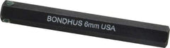 Bondhus - 6mm Hex Drive Bit - 2" OAL - Apex Tool & Supply