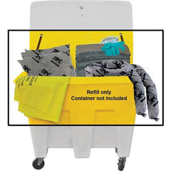 Brady SPC Sorbents - 134 Gal Capacity Universal Spill Kit - No Container Included - Refill Only - Apex Tool & Supply