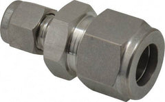 Ham-Let - 1/2 x 1/4" OD, Grade 316Stainless Steel Union - Comp x Comp Ends - Apex Tool & Supply