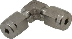 Ham-Let - 1/8" OD, Grade 316Stainless Steel Union Elbow - Comp x Comp Ends - Apex Tool & Supply
