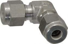 Ham-Let - 1/4" OD, Grade 316Stainless Steel Union Elbow - Comp x Comp Ends - Apex Tool & Supply