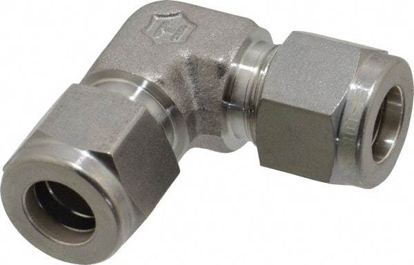 Ham-Let - 3/8" OD, Grade 316Stainless Steel Union Elbow - Comp x Comp Ends - Apex Tool & Supply