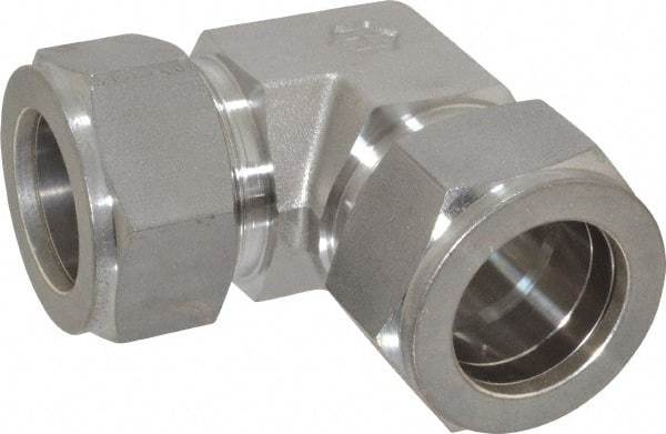 Ham-Let - 1" OD, Grade 316Stainless Steel Union Elbow - Comp x Comp Ends - Apex Tool & Supply