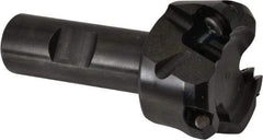 Kennametal - 47° Lead Angle, 1.8560" Max Cut Diam, 1-1/2" Min Cut Diam, 0.138" Max Depth of Cut, Indexable Chamfer & Angle End Mill - 3 Inserts, OF.T 53AF.N.. Insert Style, 77.4mm OAL, Straight Shank - Apex Tool & Supply