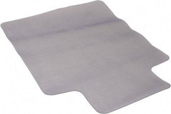 Aleco - 53" Long x 45" Wide, Chair Mat - Single Lip, Straight Edge Style, Texured Both Sides - Apex Tool & Supply