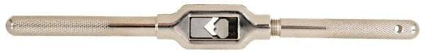Irwin - #0 to 1/2" Tap Capacity, Straight Handle Tap Wrench - 9-1/4" Overall Length - Apex Tool & Supply