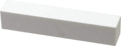 Norton - 220 Grit Aluminum Oxide Square Dressing Stick - 4 x 3/4 x 3/4, Very Fine Grade, Vitrified Bond - Apex Tool & Supply