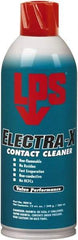 LPS - 12 Ounce Aerosol Contact Cleaner - 9,000 Volt Dielectric Strength, Nonflammable - Apex Tool & Supply