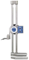 Fowler - 24" Stainless Steel Dial Height Gage - 0.001" (Fine Indicator Reading), 0.1" (Coarse Reading)" Graduation, Accurate to 0.001", Dial and Counter Display - Apex Tool & Supply