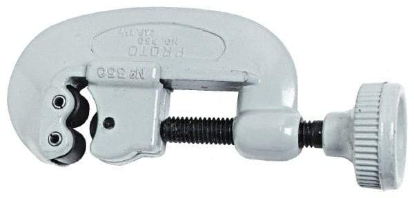 Proto - 1/8" to 1-1/8" Pipe Capacity, Screw Feed Tubing Cutter - Cuts Copper, Aluminum, Steel - Apex Tool & Supply