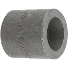 Made in USA - Size 3/8", Class 3,000, Forged Carbon Steel Black Pipe Coupling - 3,000 psi, Socket Weld End Connection - Apex Tool & Supply