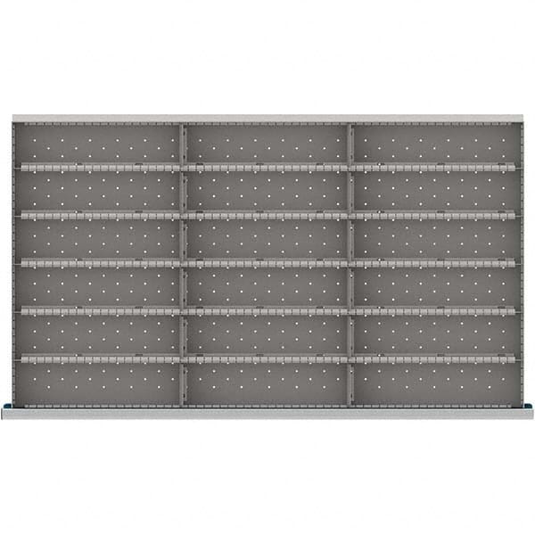 LISTA - 18-Compartment Drawer Divider Layout for 3.15" High Drawers - Apex Tool & Supply