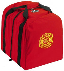 Ergodyne - 0 Pocket, 5400 Cubic Inch, 1000D Nylon Empty Gear Bag - 18 Inch Wide x 15 Inch Deep x 20 Inch High, Red, Fire and Rescue Logo, Model No. 5063 - Apex Tool & Supply