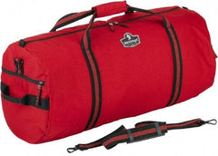 Ergodyne - 2 Pocket, 2,600 Cubic Inch, 600D Nylon Empty Duffel Bag - 23 Inch Wide x 11 Inch Deep x 12 Inch High, Red, Model No. 5020 - Apex Tool & Supply