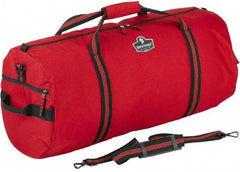 Ergodyne - 2 Pocket, 3,800 Cubic Inch, 600D Nylon Empty Duffel Bag - 29 Inch Wide x 13 Inch Deep x 13 Inch High, Red, Model No. 5020 - Apex Tool & Supply