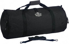 Ergodyne - 2 Pocket, 2,600 Cubic Inch, 600D Polyester Empty Duffel Bag - 23 Inch Wide x 11 Inch Deep x 12 Inch High, Black, Model No. 5020P - Apex Tool & Supply
