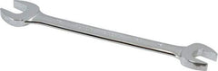 Blackhawk by Proto - 16mm x 17mm Standard Open End Wrench - 8-5/16" OAL, Double End, Chrome Finish, 15° Head Angle - Apex Tool & Supply