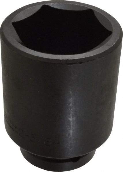 Proto - 1" Drive 2-5/8" Deep Impact Socket - 6 Points, 5" OAL - Apex Tool & Supply
