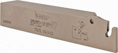 Iscar - TGT, Left Hand Cut, 1.75" Max Workpc Diam, TAG.. 6.., TAG.. 8.. Insert, Indexable Cutoff Toolholder - 3/4" Shank Width, 3/4" Shank Height, 4-1/2" OAL - Apex Tool & Supply