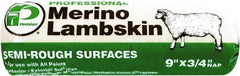 Premier Paint Roller - 3/4" Nap, 9" Wide Paint Roller Cover - Rough Texture, Lambskin - Apex Tool & Supply