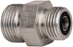 Parker - 1" OD, Steel Union - 6,000 Max Working psi, 1-1/2" Hex, O-ring Face Seal Ends - Apex Tool & Supply