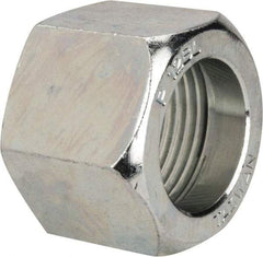 Parker - 3/4" OD, Steel Tube Nut - 1-3/8" Hex, O-ring Face Seal Ends - Apex Tool & Supply
