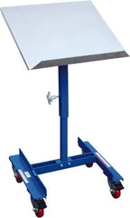Vestil - Work Table - Steel, Fixed Leg, Blue, 21" Long x 21" Deep x 28" High - Apex Tool & Supply