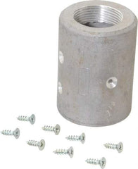 EVER-TITE Coupling Products - 1-1/4" Thread Sandblasting Nozzle Holder - 1-1/4" ID x 2-5/32" OD Hose, Aluminium - Apex Tool & Supply