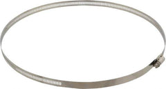 EVER-TITE Coupling Products - SAE Size 188, 2-1/2 to 12-1/4" Diam, Stainless Steel Worm Drive Clamp - 9/16" Wide, Material Grade 304 - Apex Tool & Supply