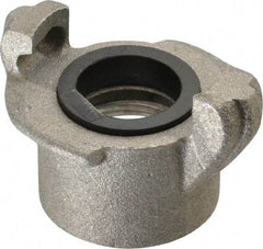 EVER-TITE Coupling Products - 1-1/4" NPT Sandblaster Adapter - Aluminum, Rated to 100 PSI - Apex Tool & Supply