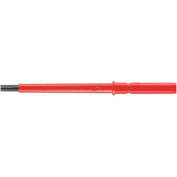 Wera - 9mm Drive T8 Torx Screwdriver Bit - 154mm OAL, Insulated - Apex Tool & Supply