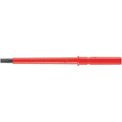 Wera - 9mm Drive T8 Torx Screwdriver Bit - 154mm OAL, Insulated - Apex Tool & Supply