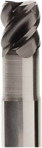 Seco - 20mm, 4 Flute, Single End, Solid Carbide, 0.5mm Corner Radius End Mill - 100mm OAL, 50° Helix, Right Hand Flute, 20mm LOC, Right Hand Cut, 40mm Extended Reach - Apex Tool & Supply