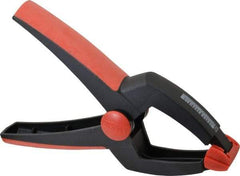 Bessey - 3" Jaw Opening Capacity, 2-3/4" Throat Depth, Spring Clamp - Plastic Body, Plastic Handle, Plastic Tip, 9" OAL - Apex Tool & Supply