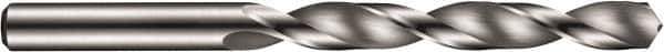 DORMER - 9.8mm 120° Solid Carbide Jobber Drill - Bright Finish, Right Hand Cut, Spiral Flute, Straight Shank, 133mm OAL, Four Facet Point - Apex Tool & Supply