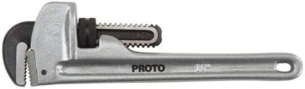 Proto - 12" Aluminum Straight Pipe Wrench - 6" Pipe Capacity - Apex Tool & Supply