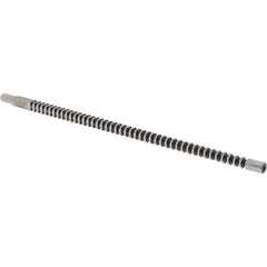 Dumont Minute Man - 1/4" x 8" Overall Length, 1/4" Pilot Hole Diam, Square Broach - 0.2505 to 0.2515" Tolerance, 0.351 to 0.353" Across Corners, 5/32" Pitch, 1/4 to 5/8" LOC, 1,310 Lbs. Pressure for Max LOC - Apex Tool & Supply