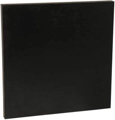 Made in USA - 1" Thick x 4' Wide x 8' Long, Recycled UHMW Sheet - Black, Shore D-67 Hardness, ±0.020 Tolerance - Apex Tool & Supply
