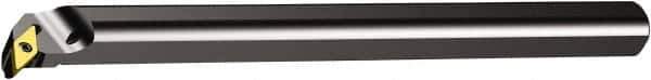 Sandvik Coromant - 1.941" Min Bore Diam, 12" OAL, 1-1/2" Shank Diam, A..SVQBR/L Indexable Boring Bar - Screw-On Holding Method - Apex Tool & Supply