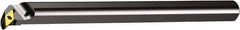 Sandvik Coromant - 0.8504" Min Bore Diam, 8" OAL, 5/8" Shank Diam, A..SVQCR/L Indexable Boring Bar - Screw-On Holding Method - Apex Tool & Supply