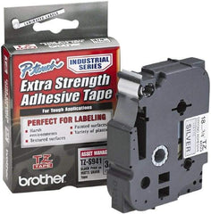 Brother - 3/4" Wide, Silver Tape Cassette - For Label Maker - Apex Tool & Supply