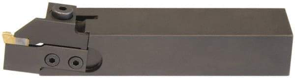 Hertel - HCE, Right Hand Cut, 1-5/8" Max Workpc Diam, Indexable Cutoff Toolholder - 1/2" Max Depth of Cut, 31.75mm Shank Width, 1" Shank Height, 6" OAL - Apex Tool & Supply