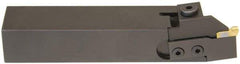 Hertel - HCE, Left Hand Cut, 1-5/8" Max Workpc Diam, Indexable Cutoff Toolholder - 0.8 Max Depth of Cut, 31.75mm Shank Width, 1" Shank Height, 6" OAL - Apex Tool & Supply