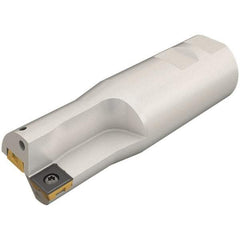 Iscar - 1.19" Max Drill Depth, 1xD, 1-3/16" Diam, Indexable Insert Drill - 2 Inserts, 1-1/4" Shank Diam, Straight Shank - Apex Tool & Supply